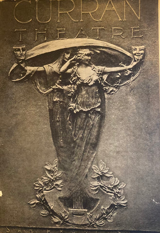 Curran Theatre, SF.  Ethel Barrymore stars in "The Laughing Lady." June 26, 1930.