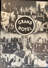 Shubert Opera House, Chicago. "Grand Hotel." Dec. 8, 1931.