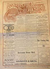 Academy of Music. Buffalo, NY. "A Temperance Town." Oct. 19, 1892. Includes Railroad information.