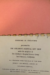 (SF) Cooking is Exciting. Children's Hospital Service Group. (1960)