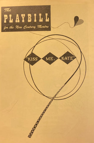 New Century Theatre, NY. "Kiss me Kate." Feb. 14, 1949.