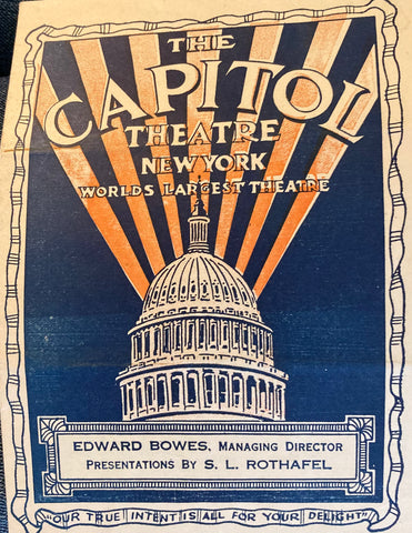 (Early Film) The Capitol Theater, NY. "Where the North Begins." Starring Rin-Tin-Tin. (1923)