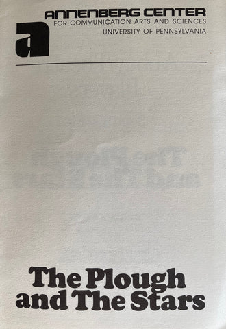 Annenberg Center, Univ. of PA. Abbey Theatre Players in Sean O'Casey's "The Plough and the Stars." Dec. 7, 1976.