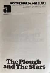 Annenberg Center, Univ. of PA. Abbey Theatre Players in Sean O'Casey's "The Plough and the Stars." Dec. 7, 1976.