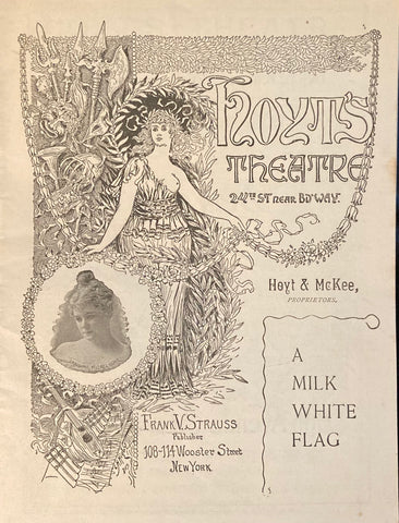 Hoyt's Theatre. "A Milk White Flag." New York. (1895)