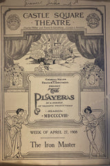 Castle Square Theatre, London. The Players in "The Iron Master." April 27, 1908.
