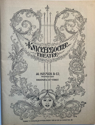 Knickerbocker Theatre, NY. "The Cowboy and the Lady." Dec. 25, 1899.