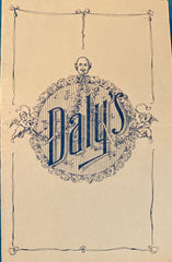 Daly's Theatre, NY. "The Geisha." Oct. 7, 1896.