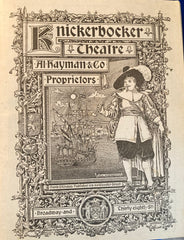 Knickerbocker Theatre, NY. "The King's Musketeer." Feb. 27, 1899.
