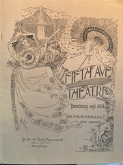 Fifth Avenue Theatre, NY. Mrs. Fiske in "A Bit of Old Chelsea." March 13, 1899.