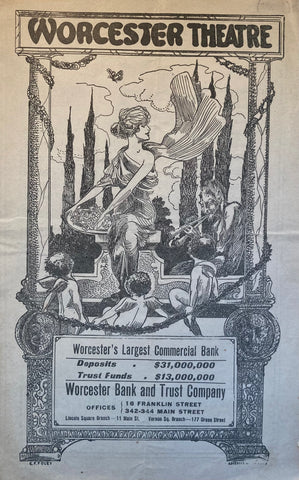 Worchester Theatre. Worchester, MA. Ina Claire in "Grounds for Divorce." (1920s)