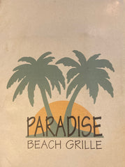 (Menu) Paradise Beach Grille. Santa Cruz, CA. (1990s)