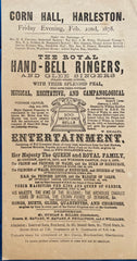 Royal Hand-Bell Ringers. Corn Hall, Harleston, England. Feb. 2, 1878.