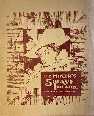 Fifth Avenue Theatre, NY. "Puritania." Sept. 19, 1892.