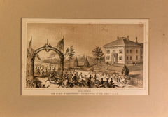 (Winslow Homer) View of Arch at Danversport - and Residence of Hon. James D. Black. (1856)