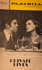 Billy Rose Theatre, NY. "Private Lives." (April, 1970)