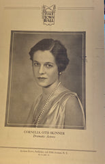 The Town Hall Theatre, NY. Cornelia Otis Skinner in "The Wives of Henry VIII." Dec. 16, 1934.