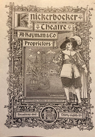 Knickerbocker Theatre, NY. "A Virginia Courtship." Feb. 28, 1898.