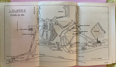 [Lourdes] Collection consisting of souvenir booklet, 2 personal photos, book of 12 postcards & 5 loose postcards. (1923/24).