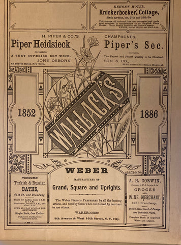 (W. S. Gilbert) Wallack's Theatre, NY. "The Captain of the Watch" followed by "The Palace of Truth." April 20, 1886.