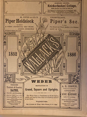 (W. S. Gilbert) Wallack's Theatre, NY. "The Captain of the Watch" followed by "The Palace of Truth." April 20, 1886.