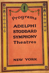 (Early Film) Adelphi Stoddard Symphony Theatres, NY. Four locations: List of Movies & Showtimes." Nov. 17, 1926.