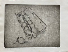 Page Smith Etching. A dozen eggs, more or less. 1988.