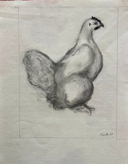 Page Smith Drawing. [Chicken]. 1987.