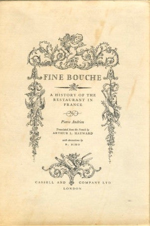 Fine Bouche.  By Pierre Andrieu.  [1956].