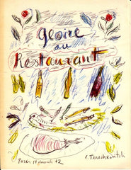 Gloire au Restaurant.  1972