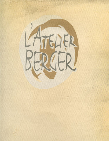 (Menu)  {Paris}  L'Atelier Berger Restaurant.  [ca. 1970's].