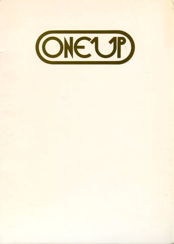 (Menu)  {San Francisco}  One Up.  Hyatt on Union Square.  [1960's].