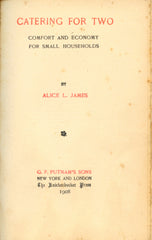 Catering for Two, 1909