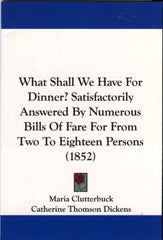 What Shall We Have For Dinner?  1852