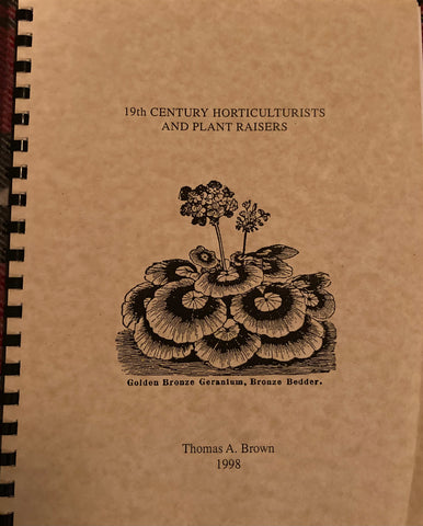 (Gardening) 19th Century Horticulturists and Plant Raisers. (1998)