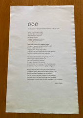 (Andrew Hoyem) 666. On the Occasion of M.Robert Grabhorn's birthday in the year 1966.