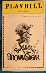 "Bubbling Brown Sugar" Playbill Theater Program. April, 1976.