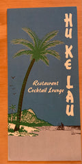(Tiki Menu) Hu Ke Lau. Restaurant & Cocktail Lounge. [1960s]