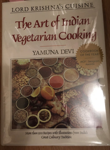 The Art of Indian Vegetarian Cooking. By Yamuna Devi. [1987].
