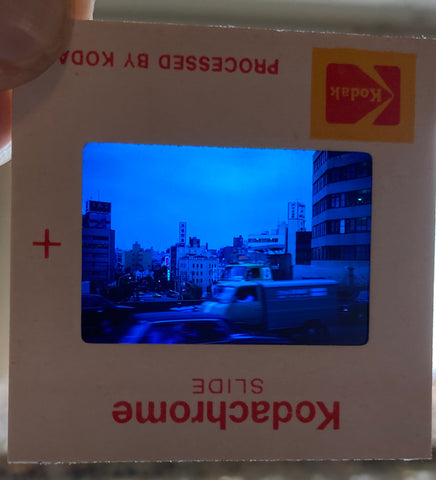 (Slides) 14 Kodachrome slides of Tokyo. [1978].