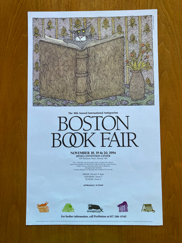 (Poster) (Edward Gorey) Boston Book Fair. [1994].