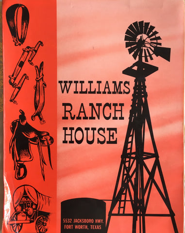 Williams Ranch House.  Ft. Worth, TX: N.d. (1993).