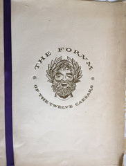 (Menu) The Forum of the Twelve Caesars. NYC. [1957].