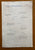 (Jack Stauffacher) (Broadside) Goethe's Italian Journey. [1987].