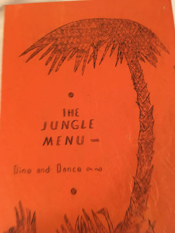 (Menu) The Jungle. Edmonds, WA. [ca. 1940's].