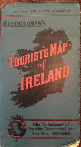 (Travel) Tourist's Map of Ireland. [ca. 1909].