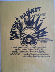 (Menu) Nature's Harvest Natural Foods Restaurant. Santa Cruz, CA. (ca. 1970's).