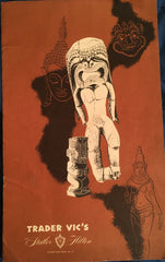 (Menu) Trader Vic's Statler Hilton. Washington D.C. [1961].