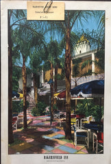 (Menu) Bakersfield Inn. (ca. 1950s).