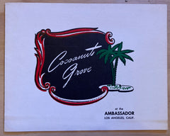 Cocoanut Grove at the Ambassador Hotel. (Photo Frame) [ca. 1950s]